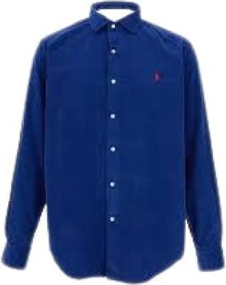 Polo Ralph Lauren Freshwater Corduroy Shirt - Heren - Casual Overhemden - Blauw - S - Katoen - Overhemden