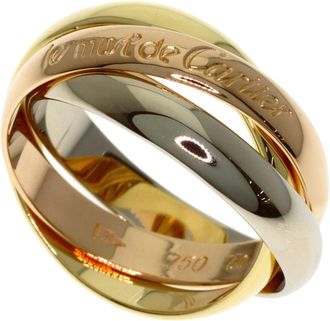 Cartier Yellow Gold (18K) Pink Gold (18K) White Gold (18K) Band Ring (Pre-Owned)