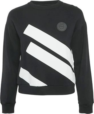 Versus Gestreepte sweater - Zwart