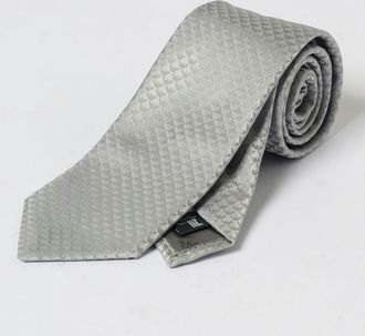 Emporio Armani Cravatta Emporio Armani in seta con logo jacquard