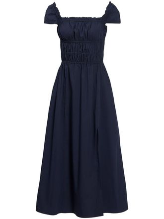 Altuzarra Lily cotton midi dress - women - pure cotton - 36 - Blue