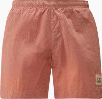 C.P. Company Mens Chrome-R Boxer Swim Shorts - Pink - Size: 36/32