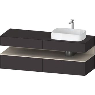 Duravit Qatego Consola Mueble Bajo Lavabo, 2 Extensiones, 2 - Duravit