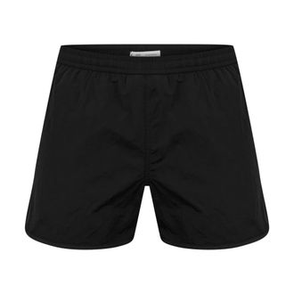 Ami Heart Logo Swim Shorts Black