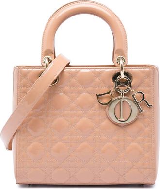 Dior Pre-owned Dior Medium Patent Cannage Lady Dior Ladies SKR6SXJ5ASZCMAAI