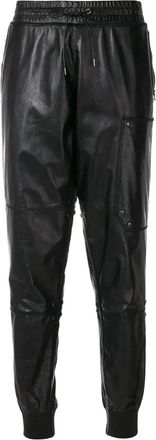 Tom Ford draped biker trousers - Nero