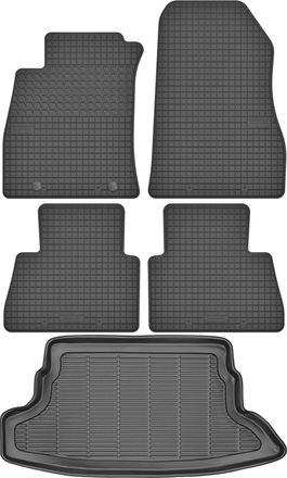 OEM Juego De Alfombrillas De Goma Para Coche Y Maletero Para Nissan Juke I F15 Crossover (2010-2014)