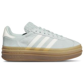 adidas Womens Originals Gazelle Bold - Shoes Ash Green/Off White Size 08.0