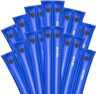OEM Bolsas De Agua Para Cubiertas De Piscina, 12 Piezas, 300 X 30 Cm Bolsa De Tubos De Peso De Doble C&aacute;mara Pvc Con Tap&oacute;n De Rosca Herm&eacute;tico Para Cubierta
