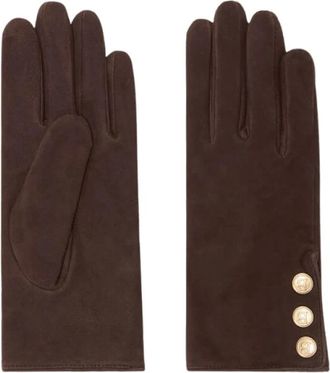 Busnel Cara Su&egrave;de Handschoenen - Dames - Accessoires - Bruin - Maat: M Su&egrave;de