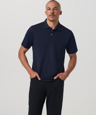 Vuori Clothing Short Sleeve Gamepoint Polo 2.0 | Ink Non Tipped | Medium