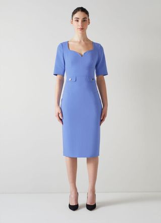 L.k. Bennett Womens Diana Dresses,Wedgewood - Blue - Size 10 UK