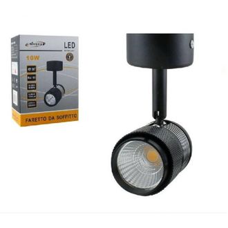 Trade Shop Trade Shop - Applique Led Cob 10w Lampada Soffitto Parete Faretto Staffa Orientabile F10w-1h