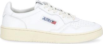 Autry Medalist Low White Leather Sneakers