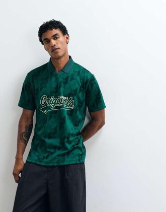 adidas Originals jersey jacquard verde