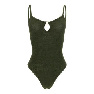 Hunza G Beachwear - female - Hunza G - Swimsuits - Green - ONE SIZE - Swimwear