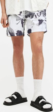 AllSaints Recycled Polyamide Frequency Slim Fit Swim Shorts, Size: XXL