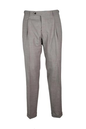 Berwich Virgin Wool/Elastane Trousers - Grey