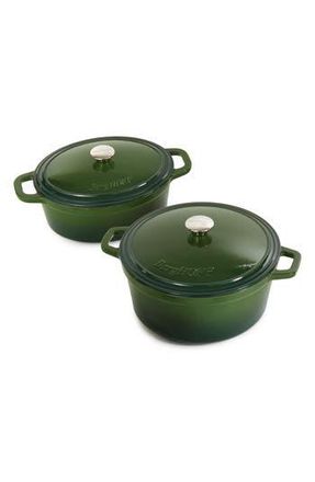 Berghoff Neo 4-Piece Cast Iron Dutch Oven Cookware Set in Green at Nordstrom Rack