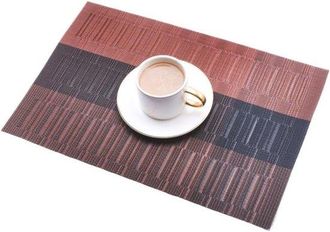 OEM Juego De 4 Manteles Individuales - 30 X 45 Cm - Antideslizantes - Lavables - Material Pvc - Resistentes Al Calor - Aptos Para Cocinas