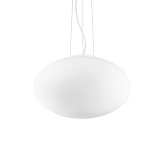 Ideal Lux Candy - L&aacute;mpara Colgante De Techo De Globo Grande Con 1 Luz Blanca, E27 - Ideal Lux