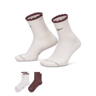 Nike Unisex Everyday Elevated Mid-Crew Socks (2 Pairs) in Multicolor | IH8621-903