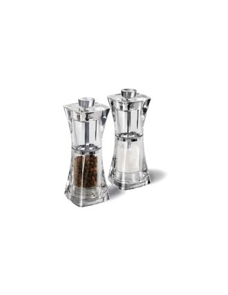 Cole & Mason Estuche Con 2 Molinillos De Sal Y Pimienta De 12,5 Cm - Crystal - Cole Y Mason