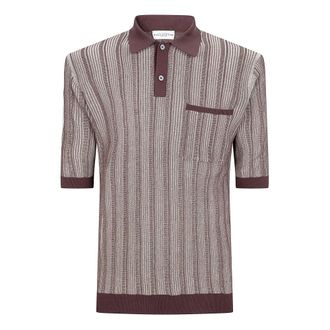 Ballantyne Polo Shirts, male, Beige, Size: 2XL Short Sleeves Polo