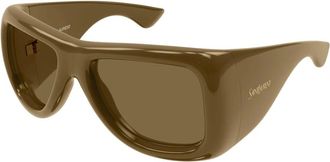 Saint Laurent Sunglasses, unisex, Brown, Size: 63 MM Howl Sunglasses