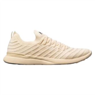 Athletic Propulsion Labs Womens Techloom Wave Athletic Sneakers In Vanilla/black