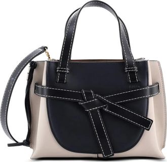 Loewe Gate Tote Leather Mini satchel - Zwart