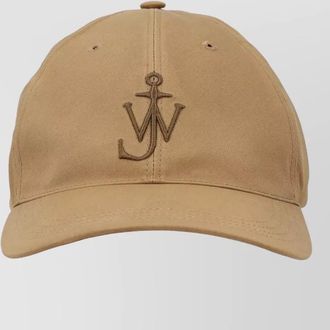 J.W.Anderson curved brim baseball cap with eyelet vents