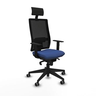 Piqueras y Crespo Silla De Oficina Con Cabecero Piqueras Y Crespo 1d066g1 Azul Marino