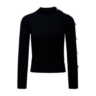 Salsa Round-neck Knitwear, female, Black, S, Round-neck Knitwear