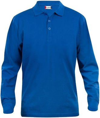 Clique Clique Mens Classic Long Sleeve Polo Shirt, Blue (Royalblue), X-Large