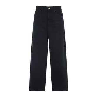 Carhartt Work in Progress Straight Fit Jeans, male, Black, L, Brandon Pant