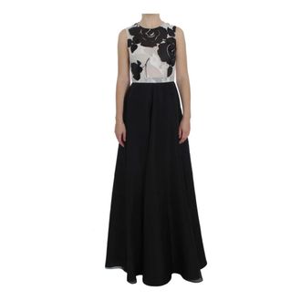 Dolce & Gabbana Maxi Jurken - Dames - Jurken - Zwart - Maat: S Zijde