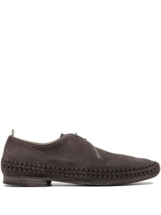 Officine Creative Nazar Oxford shoes - men - Buffalo Leather/Calf Leather - 42 1/2 - Brown