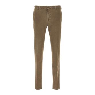 Pantaloni Torino Pantaloni in Cotone Elasticizzato - - Trousers - Uomo - Marrone - 2XL