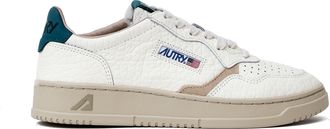 Autry Elephant Dark Sea Medalist Low Leather Sneakers