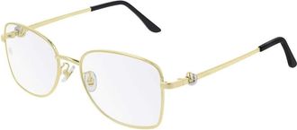 Cartier Accessoires, unisex, Geel, ONE Size, Ct 0223O Optisch Montuur