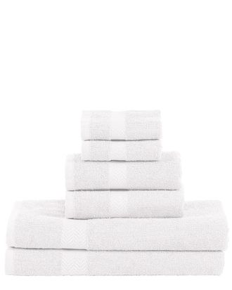 Superior Eco-Friendly Absorbent 6Pc Cotton Towel Set