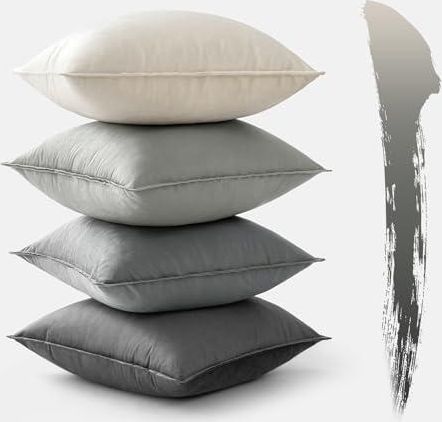 MIULEE Lot De 2 Housses De Coussins En Velours Décoratif Canapé