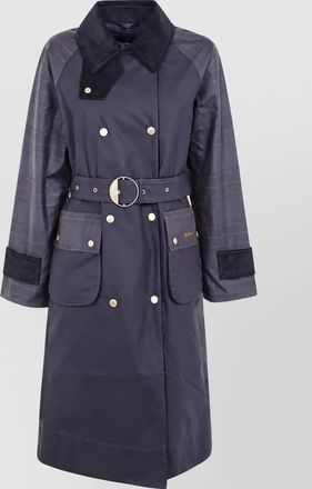 Barbour cotton trench coat
