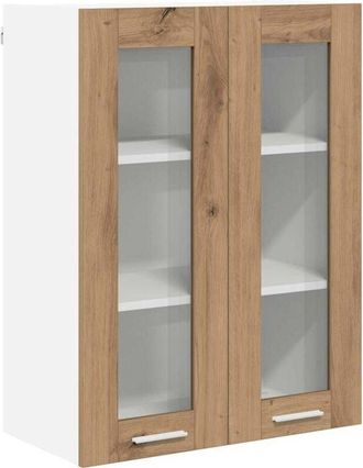 vidaXL Hanging Cabinet with Storage Riga Artisan Oak 60 x 31 x 80 cm vidaXL
