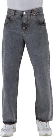 Etro Heren, Jeans, Grijs, Maat: W30 Katoen