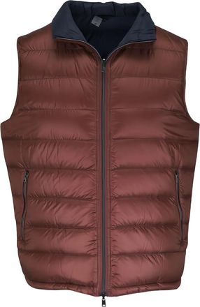 Herno Gilet reversibile trapuntato - Marrone