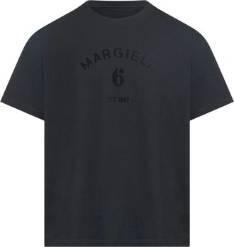 Maison Margiela Black Mannequin-Print T-Shirt