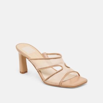 Matisse Footwear Womens Gitel Muel Sandal In Light Tan Mesh