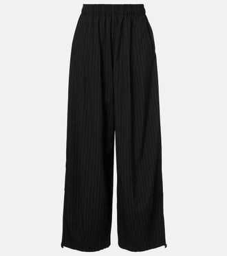 Frankie Shop Oakdale pinstripe wide-leg pants